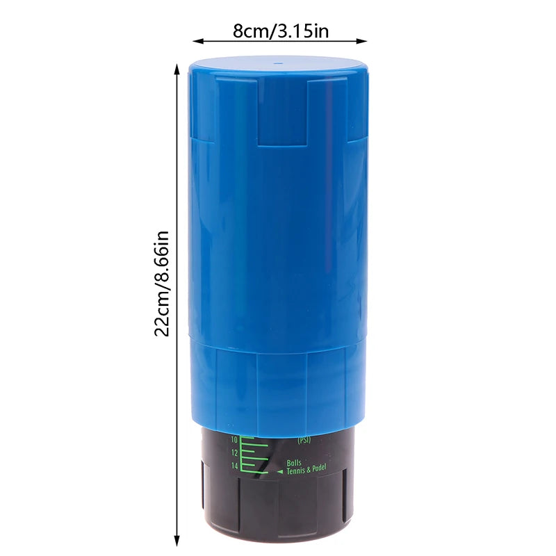 Padel & Tennis Ball Pressurizer Jar — Pressure Maintaining & Bounce Restoring Container