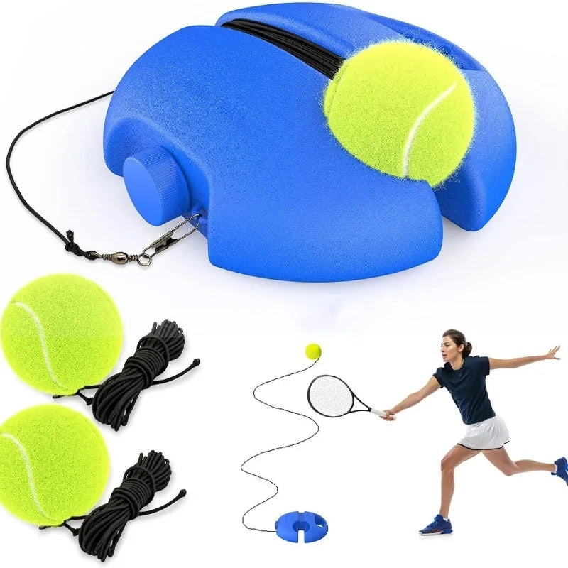 Padel & Tennis Rebound Training Aid — Heavy Duty Elastic Base for Indoor & Outdoor